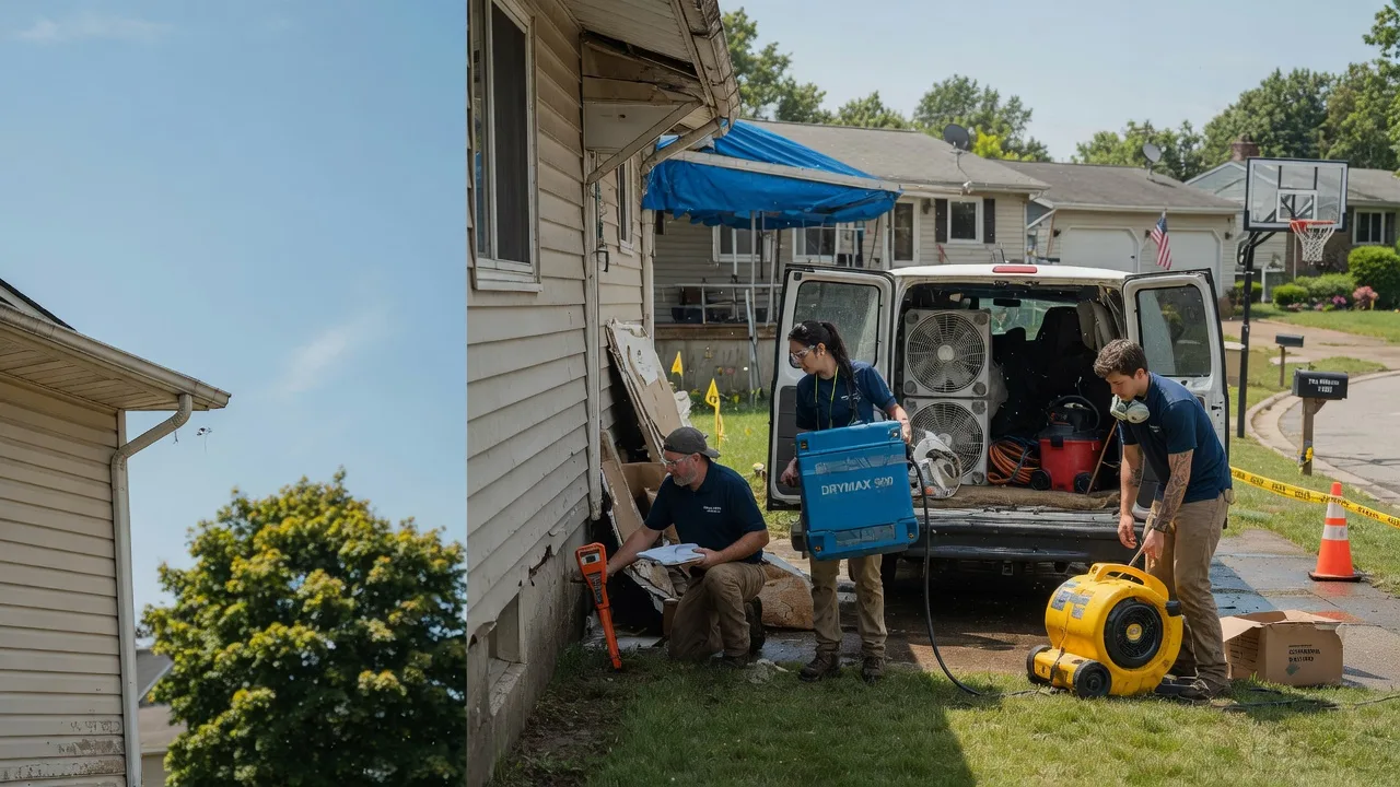 Ceiling Leak Cleanup in Kerrick, MN near me